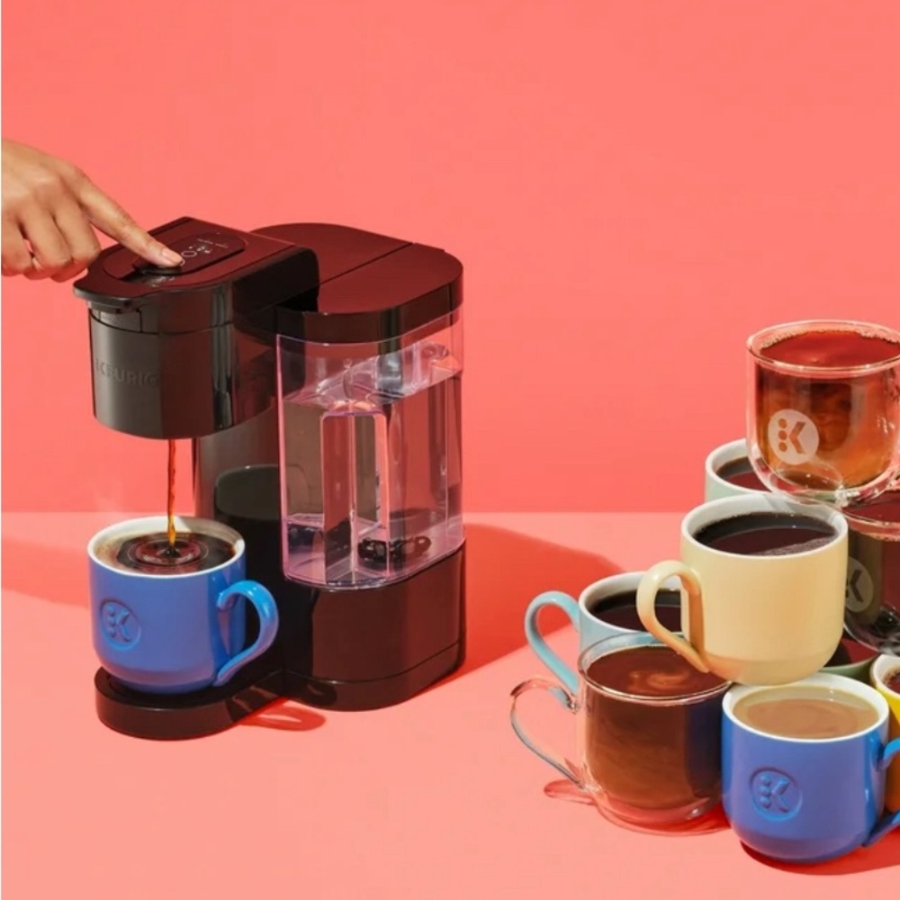 Keurig K-Express Essentials Single Serve K-Cup Pod Coffee Maker Red office